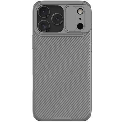 Карбоновая накладка Nillkin CamShield Pro для Apple iPhone 17 Pro (6.3") Titanium gray