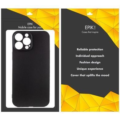 Чехол TPU Epik Black Full Camera для Apple iPhone 14 Pro (6.1") Черный