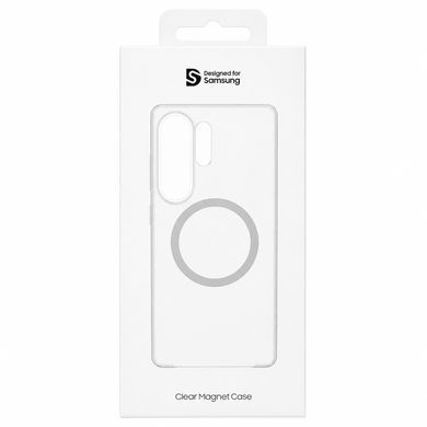 Чохол PC Clear Magnet Case (AAA) with MagSafe для Samsung Galaxy S25 Ultra Clear / Grey