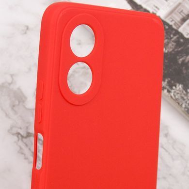 Силиконовый чехол Candy Full Camera для Oppo A38 / A18 Красный / Red