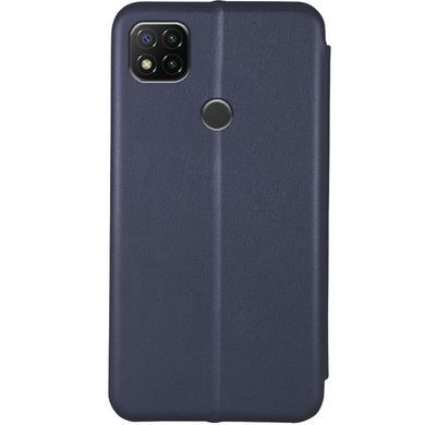 Кожаный чехол-книжка Classy для Xiaomi Redmi 9C / 10A Темно-синий