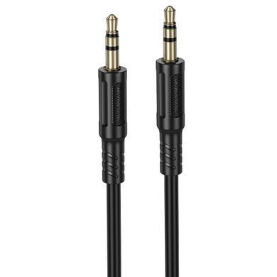 Аудіо кабель Aux Borofone BL25 Nice (1m) Black