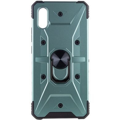 Ударопрочный чехол Pathfinder Ring для Xiaomi Redmi 9A Зеленый / Green