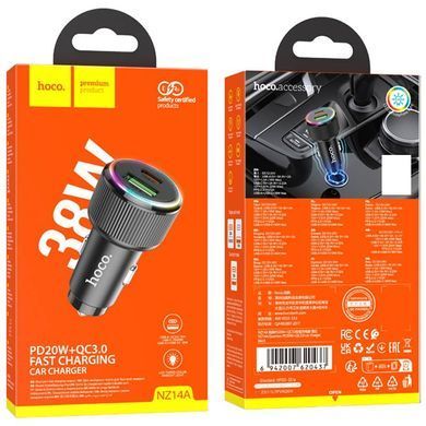 АЗУ Hoco NZ14A Guerrero PD20W+QC3.0 (1C1A) Black