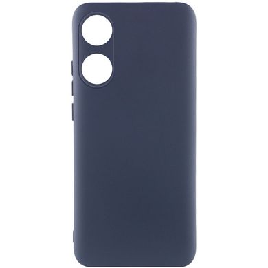 Чехол Silicone Cover Lakshmi Full Camera (AAA) для Oppo A58 4G Темно-синий / Midnight blue
