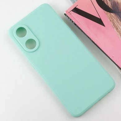 Силиконовый чехол Candy Full Camera для Oppo Reno 8 T 4G Зеленый / Menthol