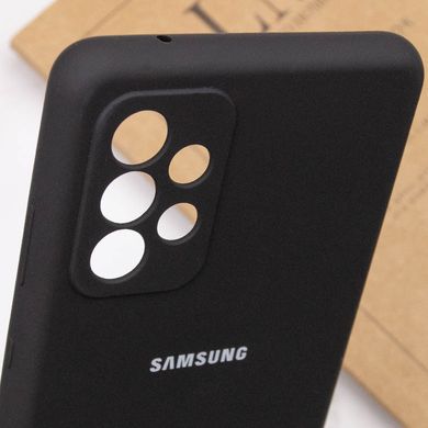 Чохол Silicone Cover Full Camera (AA) для Samsung Galaxy A33 5G Чорний / Black