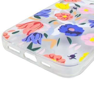 TPU+PC чохол Clear Garden with Magnetic Fit для Apple iPhone 16 Pro (6.3") Tropical Art
