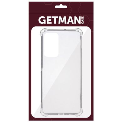 TPU чохол GETMAN Ease logo посилені кути для OnePlus 9 Безбарвний (прозорий)