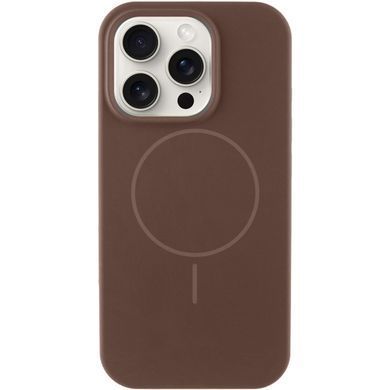 Чехол Silk Full Protective (AA) NO LOGO with Magnetic Fit для Apple iPhone 15 Pro Max (6.7") Коричневый / Brown