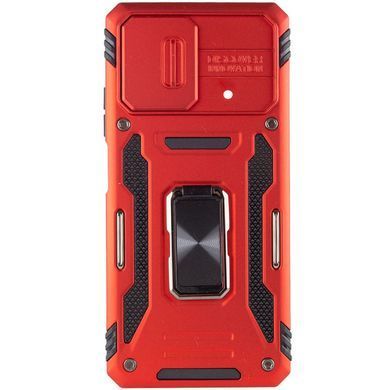Ударопрочный чехол Camshield Army Ring для Xiaomi Poco X5 5G / Note 12 5G Красный / Red