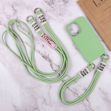 Чехол TPU two straps California для Apple iPhone 12 Pro Max (6.7") Зеленый / Pistachio