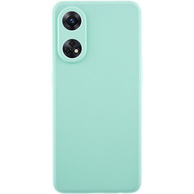 Силиконовый чехол Candy Full Camera для Oppo Reno 8 T 4G Зеленый / Menthol