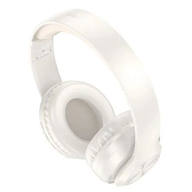 Накладні бездротові навушники BOROFONE BO24 Gratified Milky White