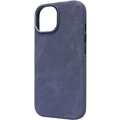 Чехол Denim with MagSafe для Apple iPhone 15 (6.1") Blue