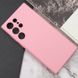 Чехол Silicone Cover Lakshmi Full Camera (AAA) для Samsung Galaxy S23 Ultra Розовый / Light pink фото 5