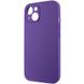 Чехол Silicone Case Full Camera Protective (AA) NO LOGO для Apple iPhone 15 (6.1") Фиолетовый / Amethyst фото 3