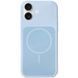 Чохол Silk Duo Color (AA) NO LOGO with Magnetic Fit для Apple iPhone 17 (6.3") Sky Blue