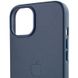 Шкіряний чохол Leather Case (AA) with MagSafe для Apple iPhone 14 Plus (6.7") Indigo Blue фото 5