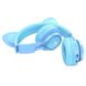Уценка Накладные беспроводные наушники Hoco W39 Cat ear Мятая упаковка / Blue фото 2