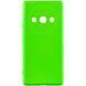 Чохол TPU GETMAN Liquid Silk Full Camera для Xiaomi Redmi A3 Салатовий / Neon Green