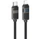 Уценка Дата кабель Hoco U137 Line with display Type-C to Lightning 27W (1.2m) Поврежденная упаковка / Black фото 1