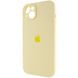 Чехол Silicone Case Full Camera Protective (AA) для Apple iPhone 15 Plus (6.7") Желтый / Mellow Yellow фото 3