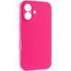 Чохол Silk Full Camera Protective (AA) NO LOGO для Apple iPhone 17 (6.3") Рожевий / Barbie pink