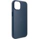 Шкіряний чохол Leather Case (AA) with MagSafe для Apple iPhone 14 Plus (6.7") Indigo Blue фото 4