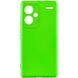 Чехол Silicone Cover Lakshmi Full Camera (A) для Xiaomi Redmi Note 13 Pro+ Салатовый / Neon Green фото 1