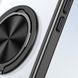 TPU+PC чехол Metal Ring with Magnetic Fit для Apple iPhone 14 Pro Max (6.7") Черный фото 3
