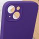 Чехол Silicone Case Full Camera Protective (AA) NO LOGO для Apple iPhone 15 (6.1") Фиолетовый / Amethyst фото 6