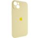 Чехол Silicone Case Full Camera Protective (AA) для Apple iPhone 15 Plus (6.7") Желтый / Mellow Yellow фото 2