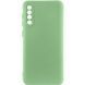 Чехол TPU GETMAN Liquid Silk Full Camera для Samsung Galaxy A50 (A505F) / A50s / A30s Зеленый / Pistachio