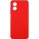 Силиконовый чехол Candy Full Camera для Oppo A38 / A18 Красный / Red
