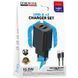 МЗП Borofone BAS81A Star 10.5W (2USB-A) + кабель USB to Type-C Black фото 2