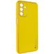 Кожаный чехол Xshield для Samsung Galaxy A05s Желтый / Yellow фото 2