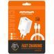 МЗП Amaya E79D 2.4A (1USB-A) + кабель USB to Lightning White фото 2