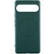 Чехол Silicone Cover Lakshmi (AA) with Magnetic Fit для Google Pixel 10 / 10 Pro Зеленый / Dark green