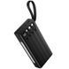 Портативний ЗП Power Bank Hoco J155 Shine 22.5W+PD20W with 4 cables 20000 mAh Black фото 4