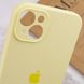 Чехол Silicone Case Full Camera Protective (AA) для Apple iPhone 15 Plus (6.7") Желтый / Mellow Yellow фото 7