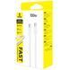 Дата кабель Baseus New Braided Type-C to Type-C 100W (2m) (E0426V) Moon White фото 3