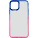 Чехол TPU+PC Fresh sip series для Apple iPhone 14 Plus (6.7") Розовый / Синий фото 2