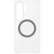 Чохол PC Clear Magnet Case (AAA) with MagSafe для Samsung Galaxy S25 Ultra Clear / Grey фото 3