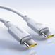 Дата кабель Baseus New Braided Type-C to Type-C 100W (2m) (E0426V) Moon White фото 2