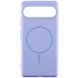 Чехол Silicone Cover Lakshmi (AA) with Magnetic Fit для Google Pixel 9 / 9 Pro Сиреневый / Dasheen