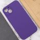 Чехол Silicone Case Full Camera Protective (AA) NO LOGO для Apple iPhone 15 (6.1") Фиолетовый / Amethyst фото 5
