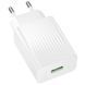 МЗП Borofone BAS72A Source QC3.0 (1USB-A) White фото 1