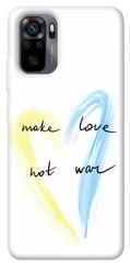 Чехол itsPrint Make love not war для Xiaomi Redmi Note 10 / Note 10s