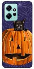 Чехол itsPrint Cat and pumpkin для Xiaomi Redmi Note 12 4G